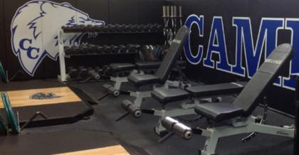 high school weight room