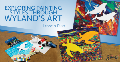 exploring painting styles with wyland's art lesson plan