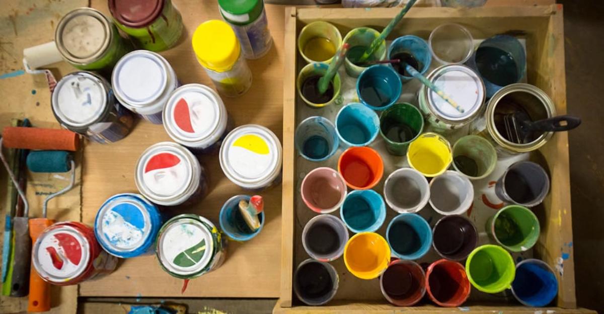 5 Tips for Keeping Your Art Room Clean