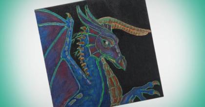 Transparent Dragons: Art Lesson Plan