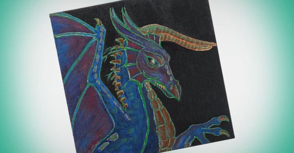 Transparent Dragons: Art Lesson Plan