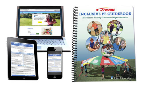Sportime Inclusive PE Guidebook, Set 3, Spiral-Bound Print and Digital Access