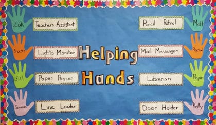 Helping Hands Job Chart
