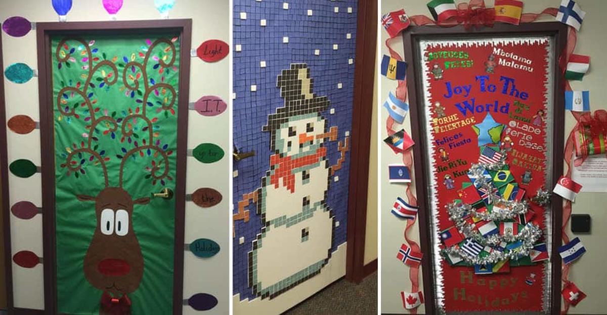 68 Amazing Ideas for Winter and Holiday Classroom Doors
