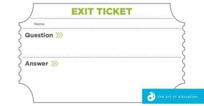 3 Simple Exit Tickets to Boost Student Comprehension