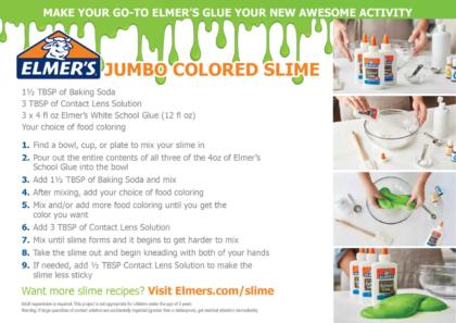 Jumbo Colored Slime