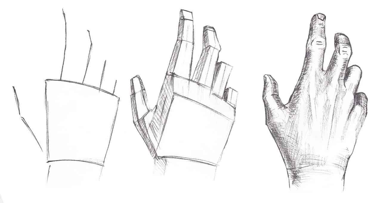 hands sketches