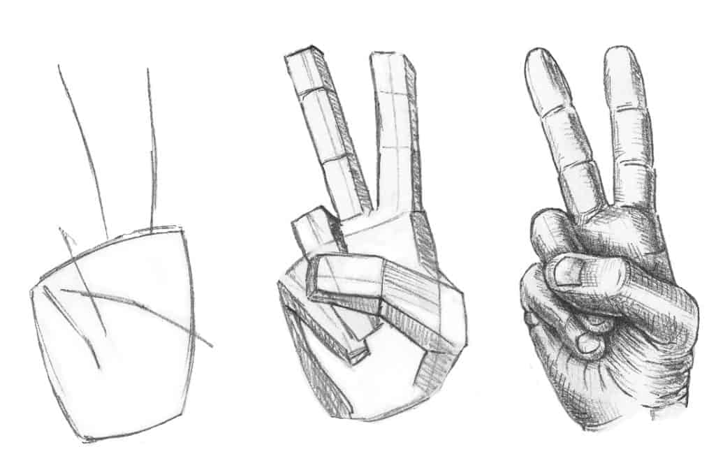 hands sketches