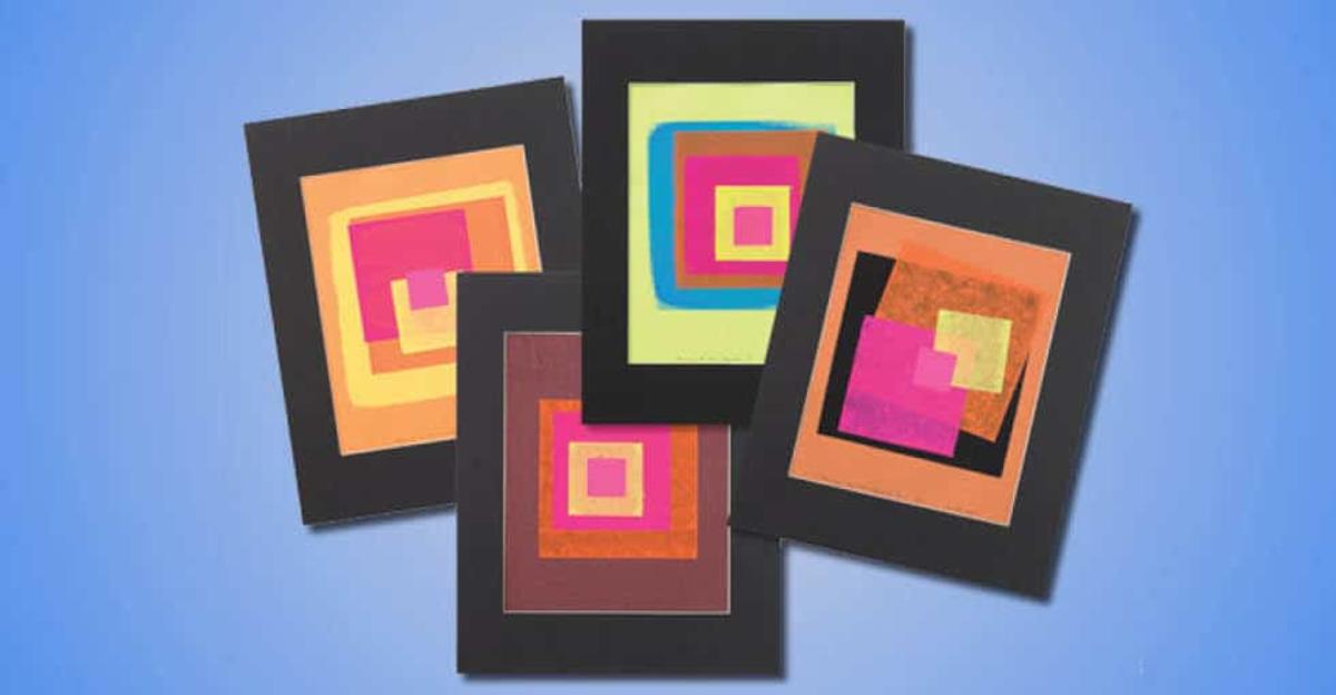 Homage to the Square: Art Lesson Plan