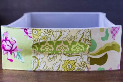 Fabric Covered Drawers