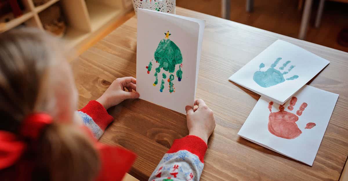 Holiday Hand and Foot print Craft Ideas