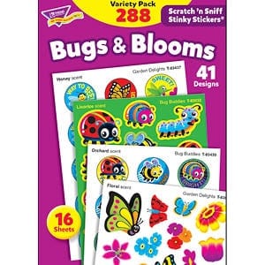 Bugs and Blooms Classroom Reward Stickers