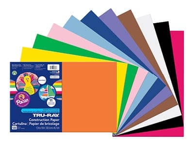 120 Pack 12x18 Construction Paper