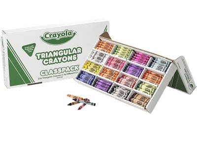 Crayola Triangular Crayons Classpack