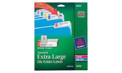 Avery Extra Large File Folder Labels