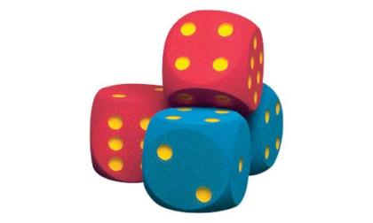 Volley 6-1/4 in Foam Coated Giant Dice