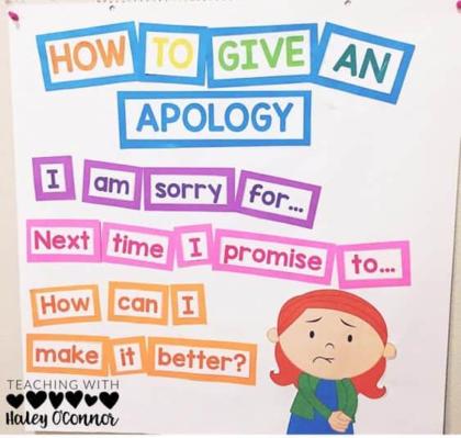 How to Give an Apology