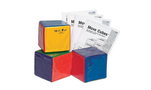 Sportime MoveCubes with BodyMoves Set of 3