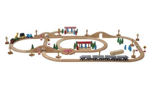 Childcraft Deluxe Express Train Set, 100 Pieces