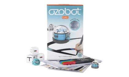 Ozobot Bit Educational Coding Robot Starter Pack, Cool Blue
