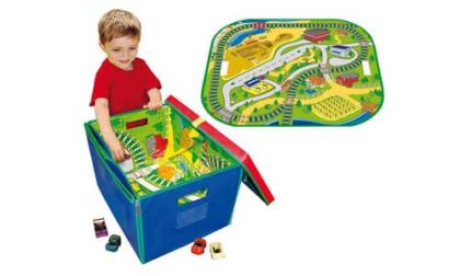 School Specialty Large Road and Rail Playmat