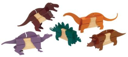 Guidecraft Block Mates Dinosaurs