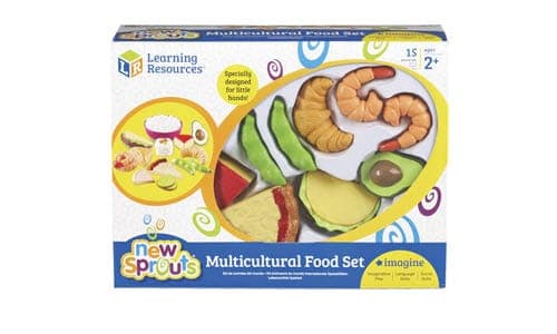 multicultural play food set