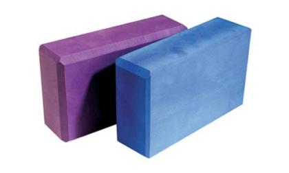 Aeromat Yoga Block, 3 x 9 Inches, Blue