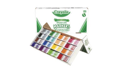 Crayola Original Broad Line Marker Classpack, Set of 256