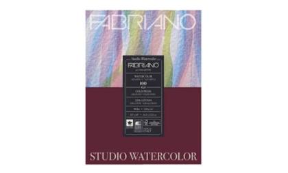 Fabriano Studio Watercolor Paper School Pack, 90 lb, 9 x 12 Inches, 100 Sheets