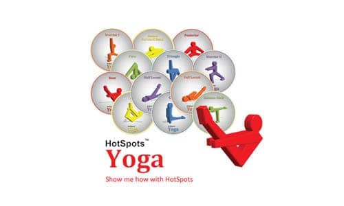 HotSpots Yoga Spots, Set of 12