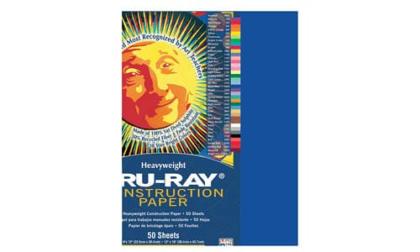 Tru-Ray Sulphite Construction Paper, 9 x 12 Inches, Assorted Colors, 50 Sheets