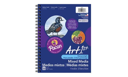 Art1st Mixed Media Journal, 11 x 8.5 Inches, 50 sheets