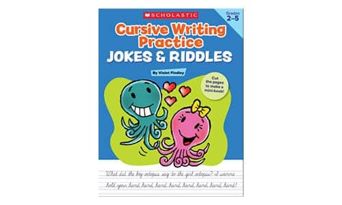 Scholastic Handwriting Practice Jokes and Riddles Workbook, Grades 2 to 5