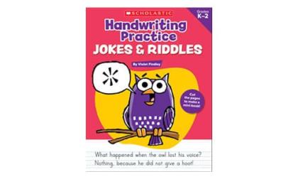 Scholastic Handwriting Practice Jokes and Riddles Workbook, Grades K to 2