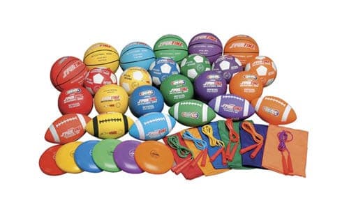 Sportime Gradestuff Middle School Equipment Pack, 42 Pieces