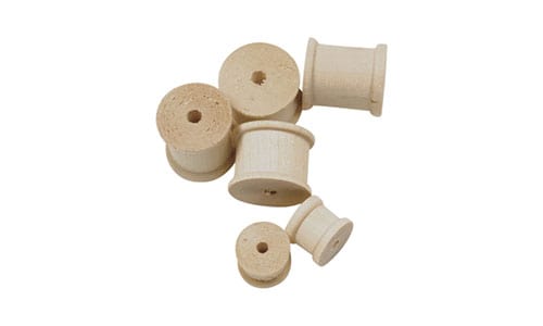 wooden spools for arts and crafts