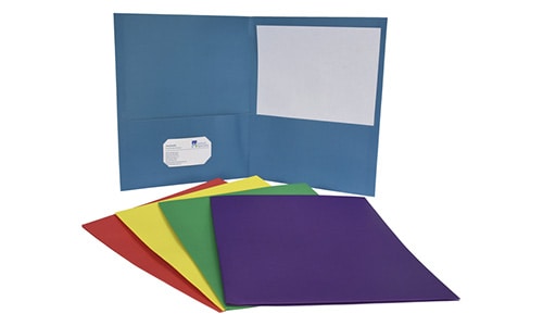 colorful folders