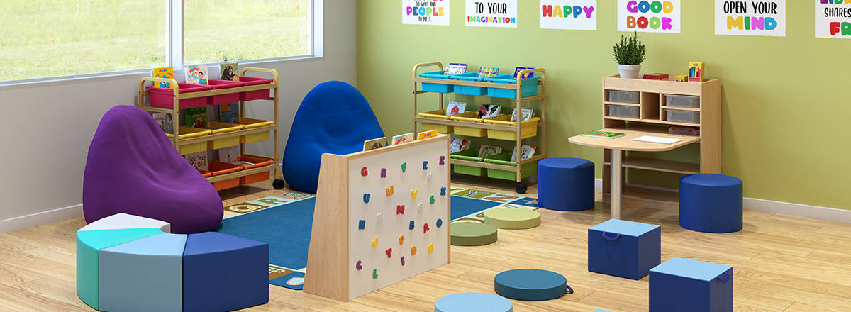 literacy corner design for early childhood classroom