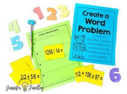 create a word problem activity