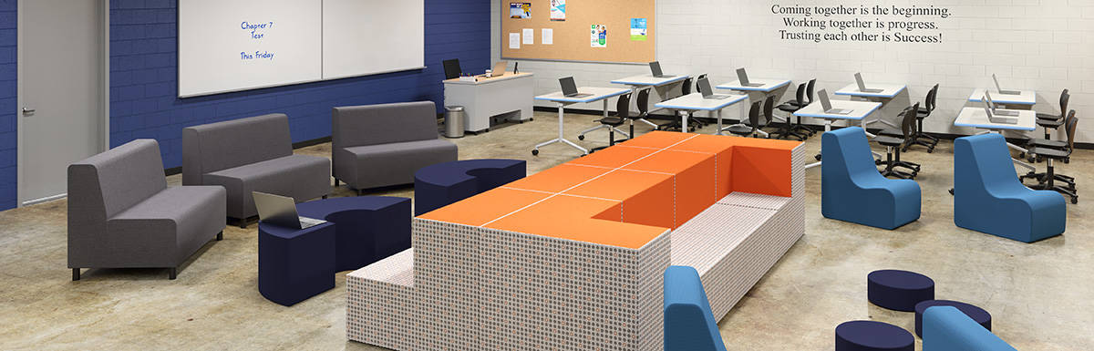 career technical education learning space design concept for school classroom