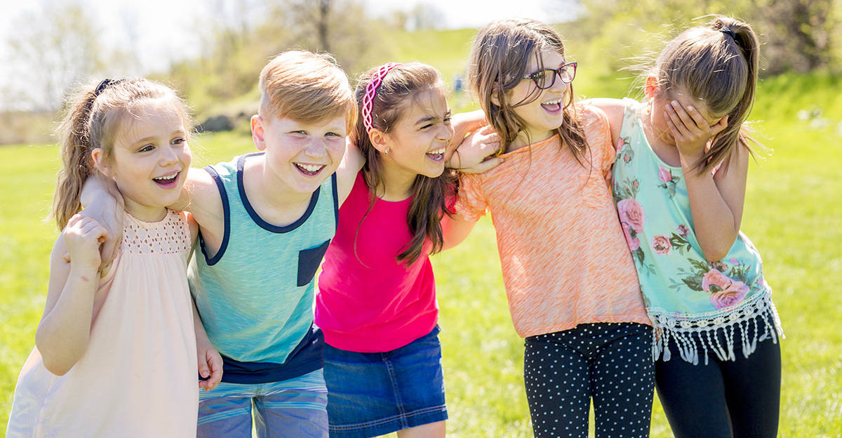 group of kids playing outdoor games