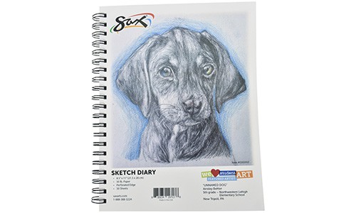 sketch pad diary