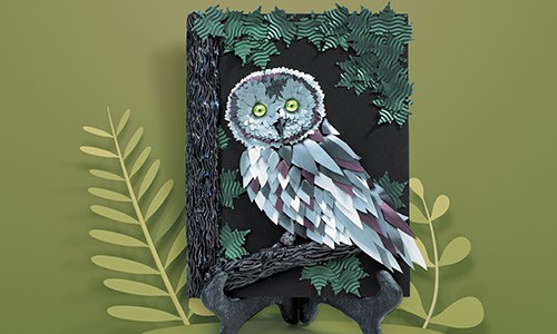 night owl art lesson plan