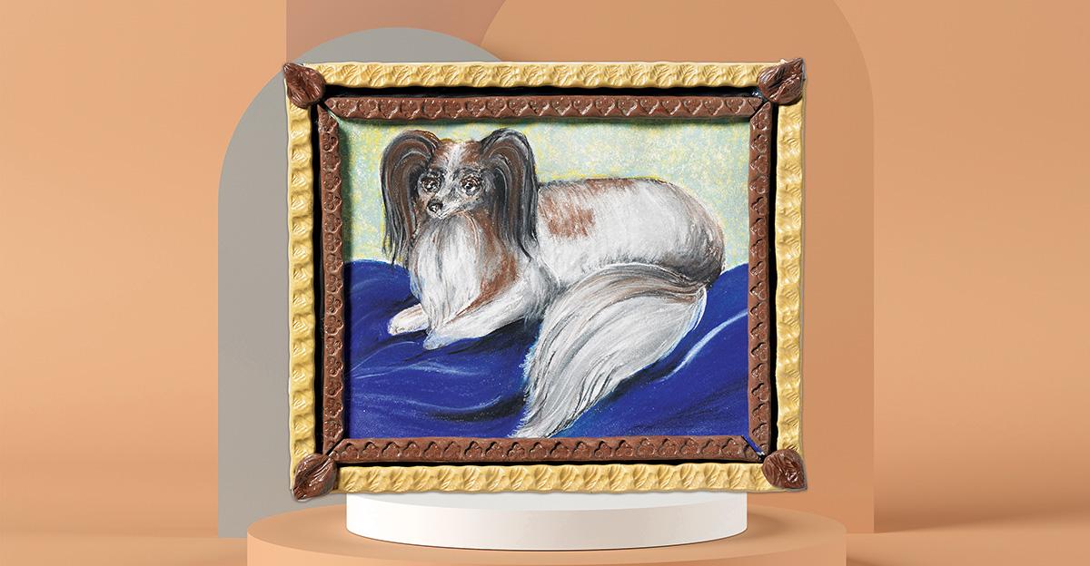 art piece in a renaissance style depicting a dog, example from the dogs of the renaissance art lesson plan