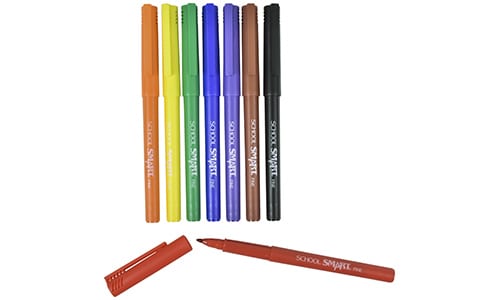 colorful felt tip pens