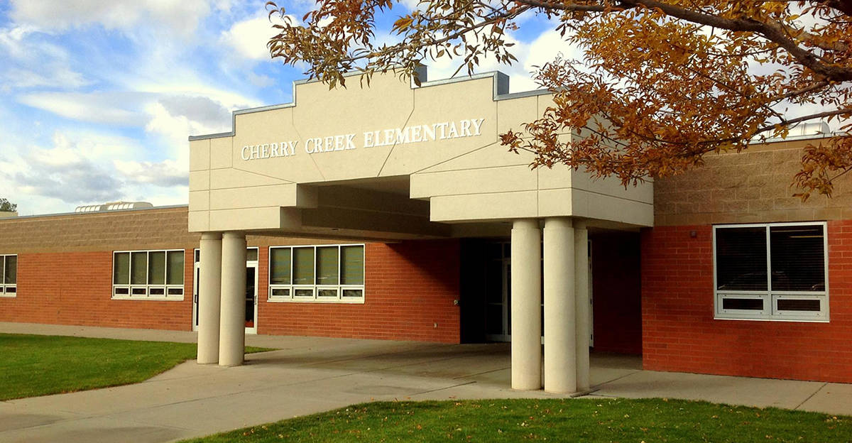 image of cherry creek elementary school from outside