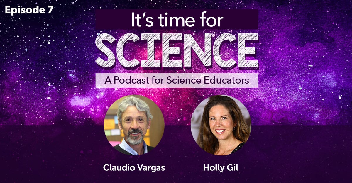 blog graphic for science podcast about equity in science education