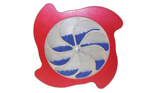 rotating water wheel panel toy for sensory development