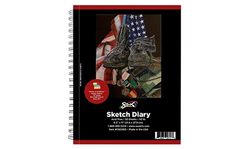 cover of an art sketch diary